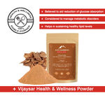 Buy Alps Goodness Health & Wellness Powder - Vijaysar (50 gm) to Enhance Overall Well-Being - Purplle