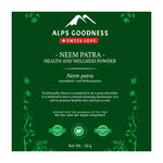 Buy Alps Goodness Health & Wellness Powder - Neem Patra (50 gm) to Enhance Overall Well-Being - Purplle
