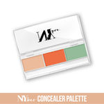 Buy NY Bae Concealer with Orange & Green Color Corrector Palette, For Fair Skin, Maskin' at Manhattan - Golden like Walk of Fame 1 (1.5 g X 3) - Purplle