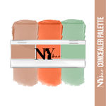 Buy NY Bae Concealer Palette with Orange & Green Color Corrector, For Dusky Skin, Maskin' at Manhattan - Ivory like Empire State Building 4 (1.5 g X 3) - Purplle