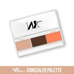 Buy NY Bae Concealer Palette with Contour & Orange Color Corrector, For Fair Skin, Maskin' at Manhattan - Golden Pulitzer Light Show 6 (1.5 g X 3) - Purplle