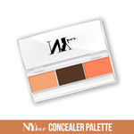 Buy NY Bae Concealer Palette with Contour & Orange Color Corrector, For Dusky Skin, Maskin' at Manhattan - Caramel Pulitzer Light Show 10 (1.5 g X 3) - Purplle