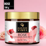 Buy Good Vibes Hydrating Face Mask - Rose (100 gm) - Purplle