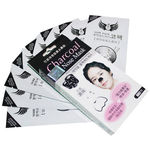 Buy Gorgio Professional Activated Charcoal Nose mask (set of 10) (color may vary) - Purplle