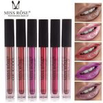 Buy Miss Rose Long Lasting Mettalic Lip Gloss 7701-027M 35 - Purplle