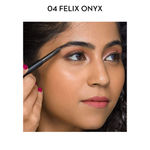 Buy SUGAR Cosmetics Arch Arrival Brow Definer | Brow Pencil with Spoolie | Lasts Upto 12hrs | Pigmented Eyebrow Pencil | Long Lasting & Natural Finish | 3.5gm - 04 Felix Onyx - Purplle