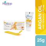 Buy HipHop Skincare Hair Removal Cream with Argan Oil, Hair-free, Smooth & Nourished Skin, Sensitive Skin Formula, Dermatologically Tested (25 GM) - Purplle