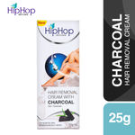 Buy HipHop Skincare Hair Removal Cream with Charcoal, Hair-free, Smooth & Nourished Skin, Sensitive Skin Formula, Dermatologically Tested (25 GM) - Purplle
