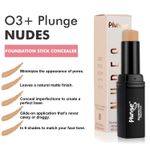 Buy O3+ Plunge Nudes Foundation Stick Natural Cover HD Concealer (Shade 1, Ivory Flash) - Purplle