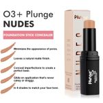 Buy O3+ Plunge Nudes Foundation Stick Natural Cover HD Concealer (Shade 1, NATURAL SKIN) - Purplle