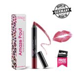 Buy O3+ Plunge Amaze Pout Velvet Matte Crayon Lipstick Pencil with Free Sharpener (Frosted Berries, 2.8g) - Purplle