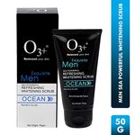 Buy O3+ Exquisite Men Ocean Sea Powerful Refreshing Whitening Scrub (50g) - Purplle
