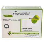 Buy Sara Green Apple Facial Kit With All In 1 Cleanser Scrub Cream And Mask (200 g) - Purplle