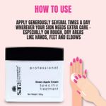 Buy Sara Soul Of Beauty Green Apple Cream For Whitening And Moisturizing (350 g) - Purplle