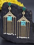 Buy Ferosh Moksh Tassel Designer Indo Western Earrings - Purplle