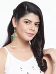 Buy Ferosh Moksh Tassel Designer Indo Western Earrings - Purplle