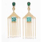 Buy Ferosh Moksh Tassel Designer Indo Western Earrings - Purplle