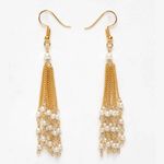 Buy Ferosh Iksha Golden Faux Pearl Neckpiece-Earrings Set - Purplle