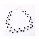 Buy Ferosh Black Silver Pearl Choker Necklace - Purplle