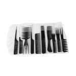 Buy Bronson Professional Combs Set Of 10 Pcs For Professional & Home Use - Purplle