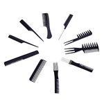 Buy Bronson Professional Combs Set Of 10 Pcs For Professional & Home Use - Purplle