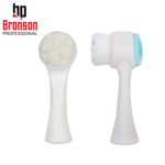 Buy Bronson Professional Face Cleansing Brush 2 In 1 For Cleansing & Exfoliation With Soft Bristles (Color May Vary) - 2 Pcs - Purplle