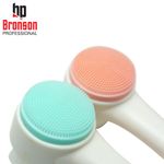 Buy Bronson Professional Face Cleansing Brush 2 In 1 For Cleansing & Exfoliation With Soft Bristles (Color May Vary) - 2 Pcs - Purplle