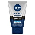Buy Nivea Men All-In-1 Charcoal Face Wash (50 ml) - Purplle