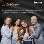 Buy Inatur Organic Eye Kohl Kajal - Black - Purplle