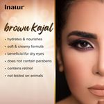 Buy Inatur Organic Eye Kohl Kajal - Brown - 3.5 gm - Purplle