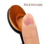 Buy AY Make up Oval Foundation Brush & Concealer Brush, Black - Purplle