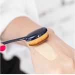 Buy AY Make up Oval Foundation Brush & Concealer Brush, Black - Purplle