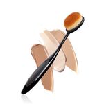 Buy AY Make up Oval Foundation Brush & Concealer Brush, Black - Purplle