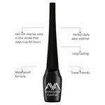 Buy AYA Waterproof Eyeliner, Black (5 ml) - Purplle