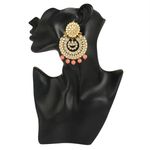 Buy Karatcart GoldPlated Fashion Pink Chandbali Dangler Stylish Fancy Party Wear Earrings For Women - Purplle