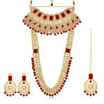 Buy Karatcart 22K GoldPlated Kundan Bridal Rani Haar Necklace for Women - Purplle