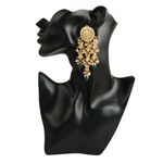 Buy Karatcart GoldPlated Green Beads Dangler Stylish Fancy Party Wear Earrings For Women - Purplle