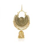 Buy Karatcart Jaipuri Designer Vintage Oxidised Silver Tribal Dangler Mirror Earring Antique Jewellery for Women - Purplle