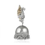 Buy Karatcart Afghani Tribal Oxidised Dangler Stylish Fancy Party Wear Light Weight Peacock Jhumki Earrings For Women - Purplle
