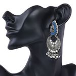 Buy Karatcart Afghani Tribal Oxidised Dangler Stylish Fancy Light Weight Peacock Earrings For Women - Purplle