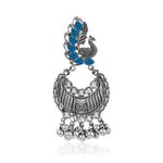 Buy Karatcart Afghani Tribal Oxidised Dangler Stylish Fancy Light Weight Peacock Earrings For Women - Purplle