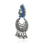 Buy Karatcart Afghani Tribal Oxidised Dangler Stylish Fancy Light Weight Peacock Earrings For Women - Purplle
