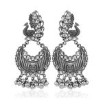 Buy Karatcart Afghani Tribal Oxidised Dangler Stylish Fancy Party Wear Light Weight Peacock Earrings For Women - Purplle