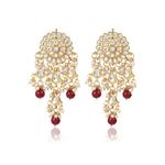 Buy Karatcart 22K GoldPlated Traditional Red Kundan Bridal Red Choker Jewellery Set for Women - Purplle