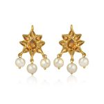 Buy Karatcart GoldPlated Kundan Stylish Fancy Party Wear Stud Earrings For Women - Purplle