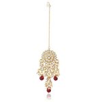 Buy Karatcart GoldPlated Stylish Fancy Party Wear Earrings with Maang-Tikka For Women - Purplle
