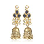 Buy Karatcart 22K GoldPlated Traditional Kundan Blue Choker Jewellery Set for Women - Purplle