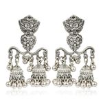 Buy Karatcart Afghani Tribal Oxidised Dangler Stylish Fancy Party Wear Light Weight Dangler Earrings For Women - Purplle