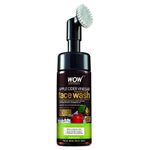 Buy WOW Skin Science Apple Cider Vinegar Foaming Face Wash With Built-In Face Brush (100 ml) - Purplle