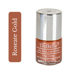 Buy DeBelle Gel Nail Lacquer Metallic Roseate Gold Nail Polish - Rose Gold, (8 ml) - Purplle